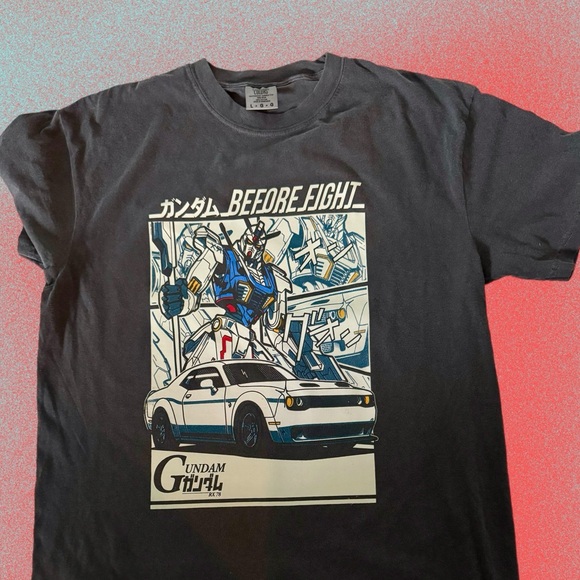 Hellcat dodge gundam unisex shirt - Picture 1 of 7